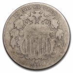 1871 Shield Nickel Good