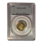 1872 $3 Gold Princess AU-55 PCGS