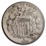 1872 Shield Nickel VG