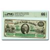 1872 South Carolina $50 Revenue Bond Scrip CU-66 EPQ PMG (CR-8)