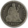 1873 Liberty Seated Dime w/Arrows Good