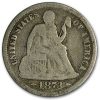 1873 Liberty Seated Dime w/Arrows VG