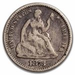 1873 Liberty Seated Half Dime VG