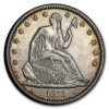 1873 Liberty Seated Half Dollar No Arrows Closed 3 XF