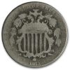 1873 Shield Nickel Open 3 Good
