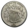1873 Shield Nickel Open 3 VF