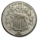 1873 Shield Nickel Open 3 VF