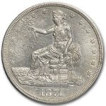 1874-S Trade Dollar AU