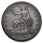 1874-S Trade Dollar XF