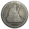 1875-1878-CC Carson City Liberty Seated Quarter Avg Circ