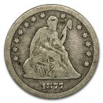 1875-1878-CC Carson City Liberty Seated Quarter Culls