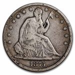 1875-CC Liberty Seated Half Dollar VF