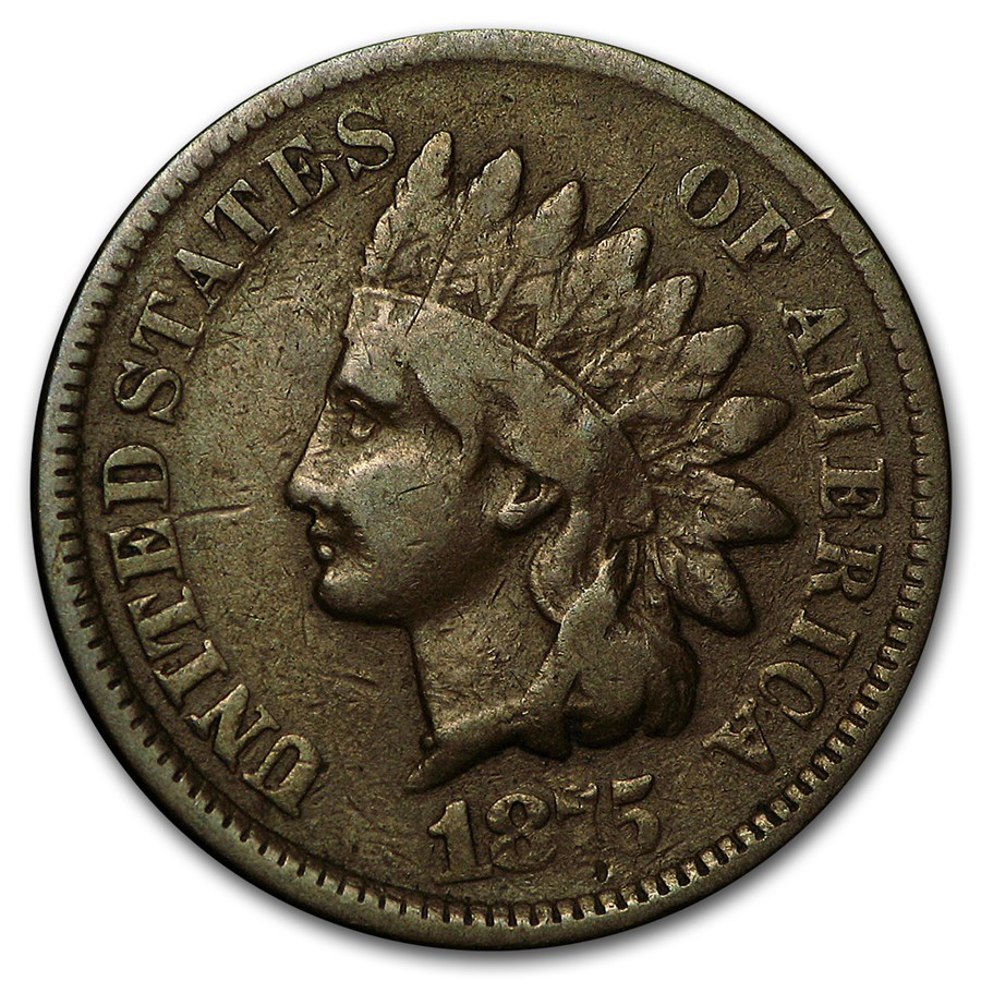 1875 Indian Head Cent VG