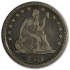 1875 Liberty Seated Quarter Fine