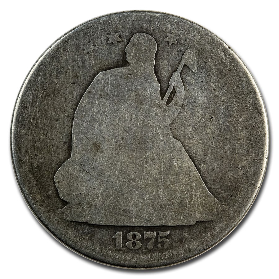 1875-S Liberty Seated Half Dollar AG