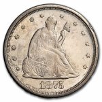 1875-S Twenty Cent Piece BU