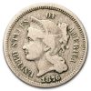 1876 3 Cent Nickel VG