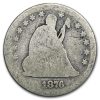 1876-CC Liberty Seated Quarter AG