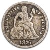 1876 Liberty Seated Dime Fine