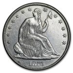 1876 Liberty Seated Half Dollar AU