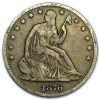 1876 Liberty Seated Half Dollar Fine