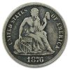 1876-S Liberty Seated Dime Fine