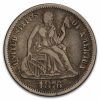 1876-S Liberty Seated Dime XF