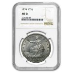 1876-S Trade Dollar MS-61 NGC