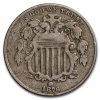 1876 Shield Nickel Fine