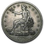 1876 Trade Dollar XF