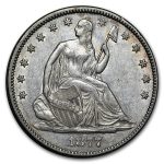 1877 Liberty Seated Half Dollar AU