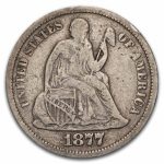 1877-S Liberty Seated Dime Good