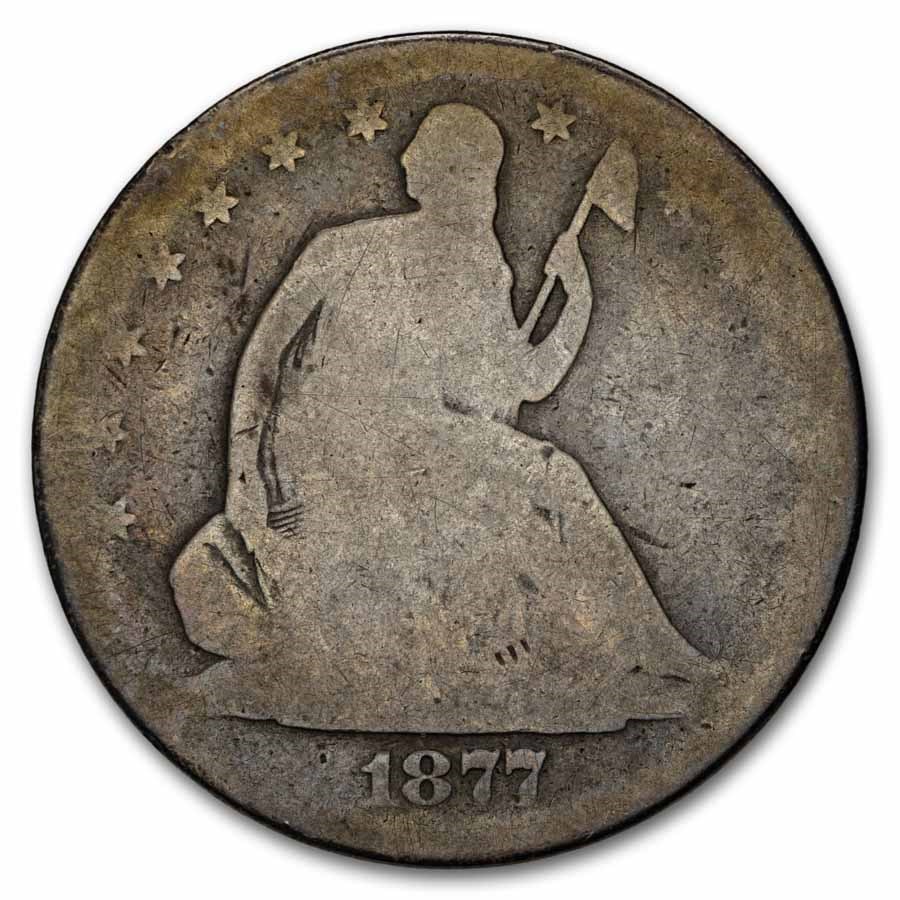 1877-S Liberty Seated Half Dollar AG