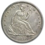 1877-S Liberty Seated Half Dollar XF