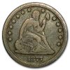 1877-S Liberty Seated Quarter VF