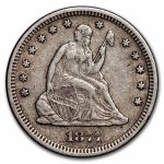 1877-S Liberty Seated Quarter XF