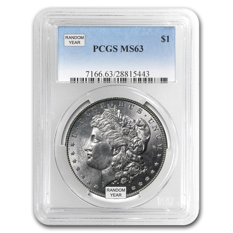 1878-1904 Morgan Dollars MS-63 PCGS