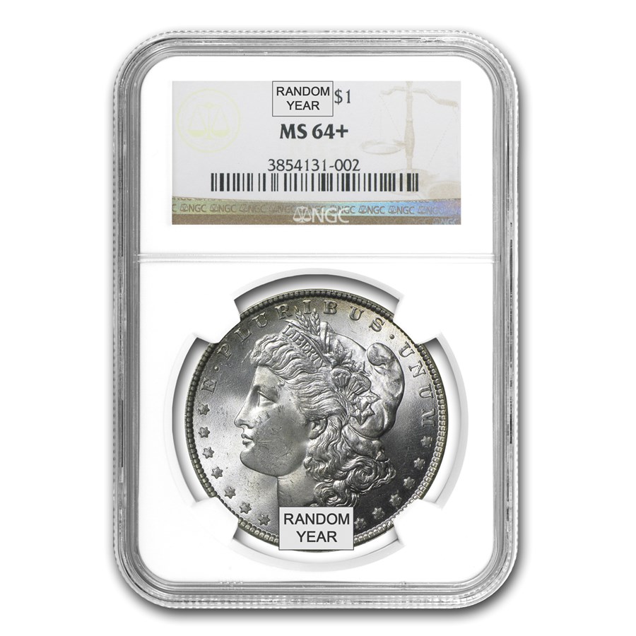1878-1904 Morgan Dollars MS-64+ NGC