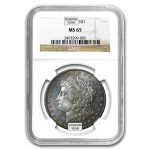 1878-1904 Morgan Dollars MS-65 NGC (Toned Obv/Rev or Both)