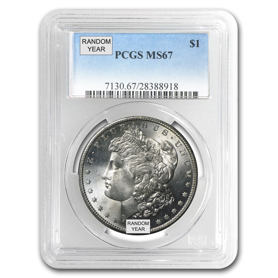 1878-1904 Morgan Dollars MS-67 PCGS