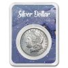 1878-1904 Morgan Silver Dollar BU - w/Happy Holidays Card