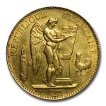 1878-1914 France Gold 100 Francs Lucky Angel AU