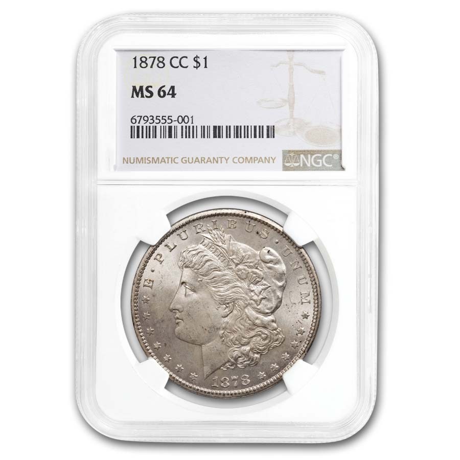 1878-CC Morgan Dollar MS-64 NGC