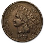 1878 Indian Head Cent AU