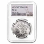 1878 Morgan Dollar 7/8 TF MS-63 NGC (Strong)