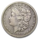 1878 Morgan Dollar Fine-15 PCGS (VAM 14.15 Lines in Hair)