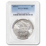 1878-S Morgan Dollar MS-63 PCGS
