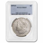 1878-S Morgan Dollar MS-65 PCGS