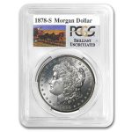 1878-S Stage Coach Morgan Dollar BU PCGS