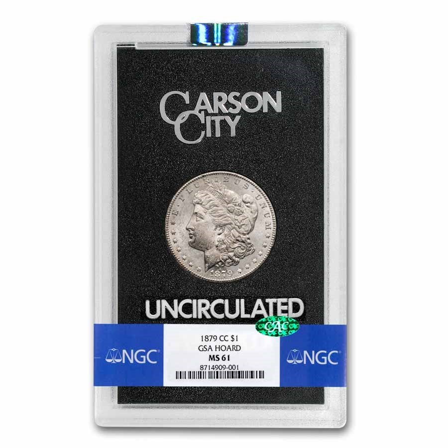 1879-CC Morgan Dollar BU MS-61 NGC CAC (GSA)